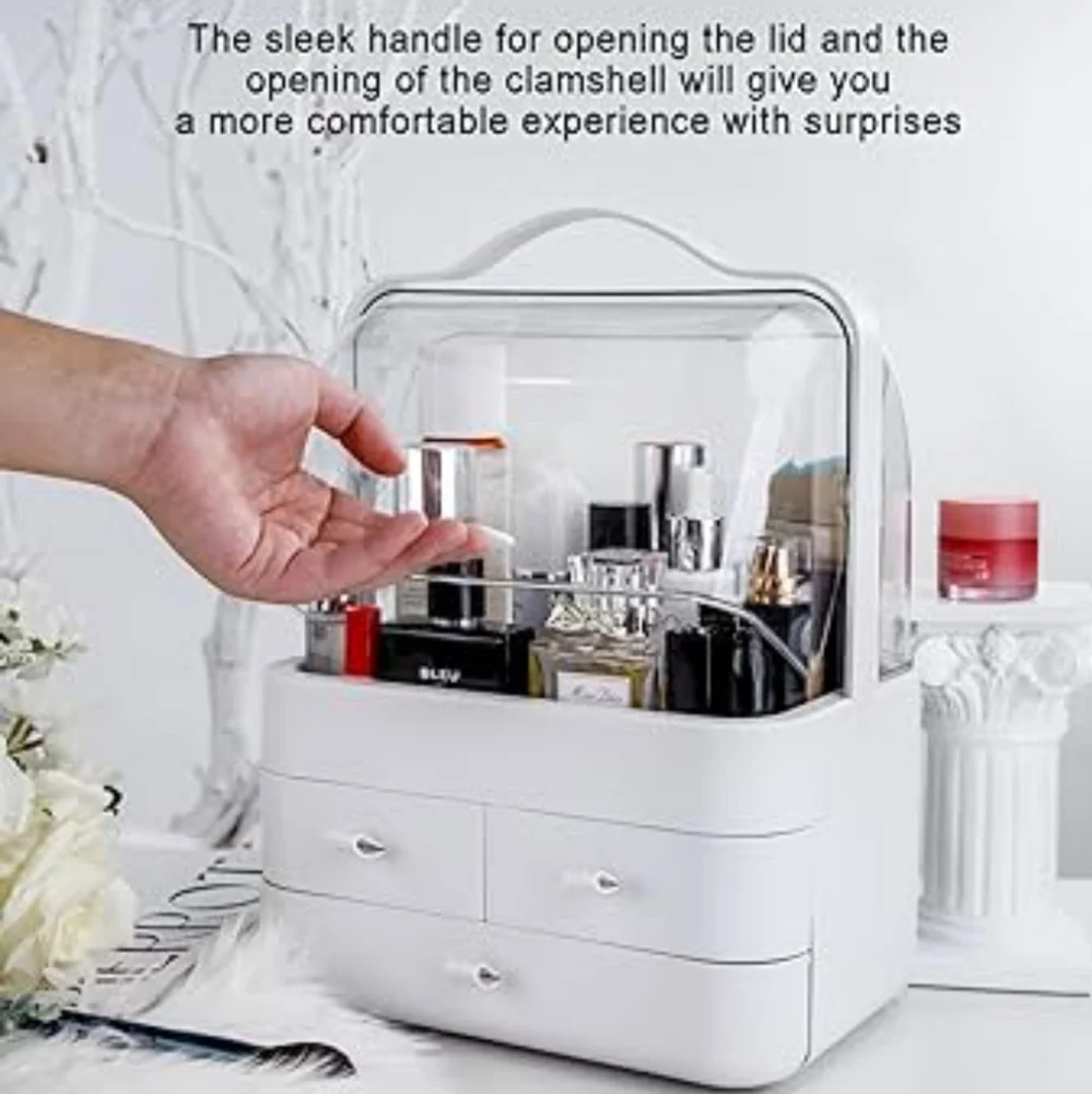 Cosmetic Storage Bin Large Dust and Water proof